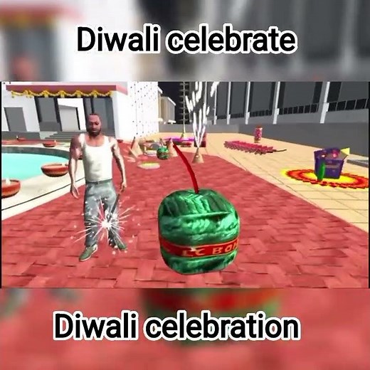 Diwali celebration in Indian bike driving 3D game video 😱😱 #trending #viralvideo #gaming #shorts