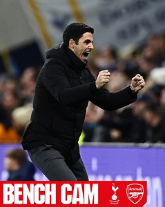 2.1M views · 128K reactions | Bench Cam - north London derby special! 朗 Relive all our favourite moments from Sunday's big win ❤️ | Arsenal | Facebook