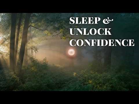 8-Hour Sleep Hypnosis for Unshakeable Confidence (528Hz + 6Hz & Rain)