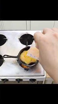 MINI KITCHEN COOKING MINIATURE EGG RECIPE #shorts #asmr
