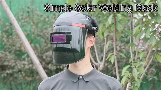 TRQ Customized Full Face Electric Welding Mask Darkening Green or Blue Glass for Protective Helmets