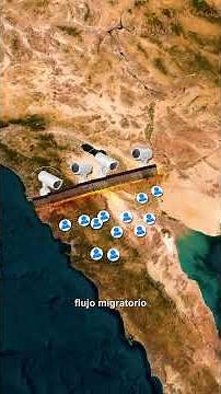 The Mexico-USA border is not what you think #geography #borders
