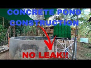 Concrete Pond Construction