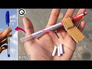 How To Make Pen Gun With Trigger |Super Gun #pengun