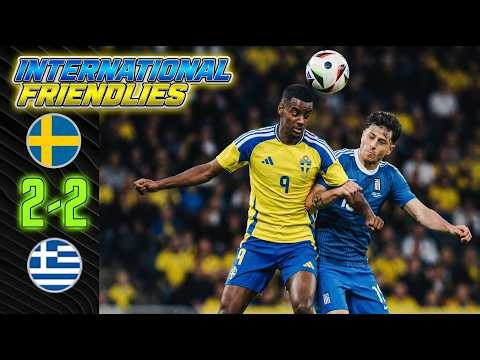 Sweden vs Greece 2-2 | All Goals & Highlights | International Friendly 2026