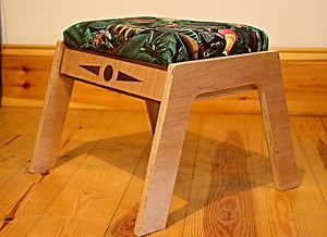 Stylish Jungle Footstool With Internal Storage - Etsy UK