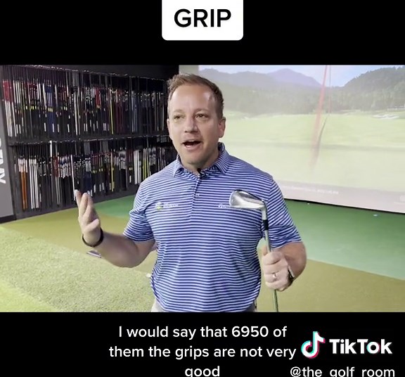[GRIP] Most golfers grip the club too far in their palm of the lead hand. Start gripping it more in the fingers and that’s going to give you the ability to create angles to release on to the golf ball. • #golflessons #onlinegolflessons #tgr #kylemorris #golfinstructors #golfinstruction #onlinegolfinstruction