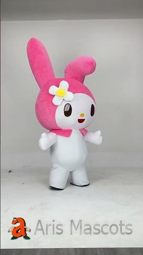 Adult Inflatable Melody Costume Full Body Comic Character Blow Up Suit Carnival Fancy Dress Events