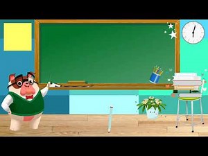 BACK TO SCHOOL - Animated SCREEN background Education - Virtual/Online Classroom [FREE USE]