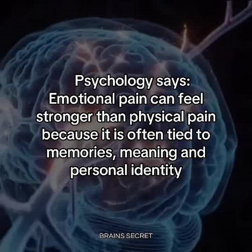 Why Emotional Pain Can Feel Stronger Than Physical