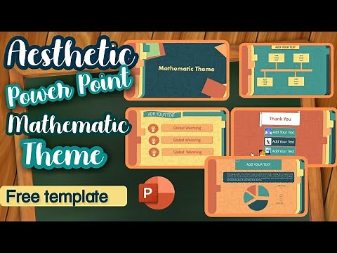 AESTHETIC PPT | MATH THEME | Free template