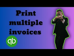 QuickBooks Online Invoices How to print multiple invoices in a batch in QuickBooks Online