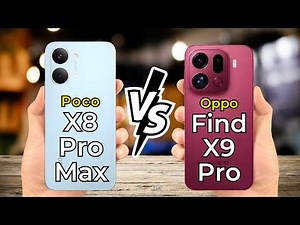 Oppo Find X9 Pro vs Poco X8 Pro Max 🔥 Full Specs Comparison