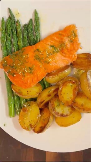 Crispy Salmon + Lemon Dill Sauce (So Simple)