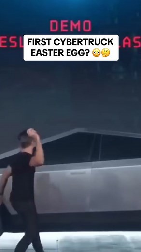 The cybertruck took tesla 4 years but we got easter eggs 🤩 #tesla #cybertruck #teslacybertruck #teslatok #easteregg