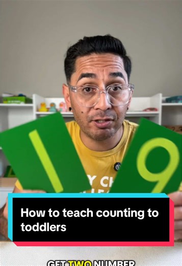 Is your toddler learning numbers? Try this simple preschool numbers activity so your child understands what a number represents. #teachingcounting #toddlercounting #montessorimath #howtotalktokids #countingforkids #mathforkids