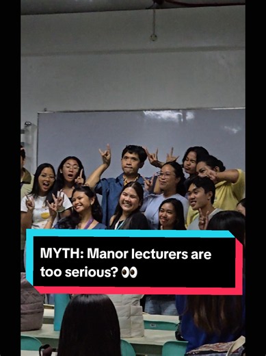 Manor Lecturers: Serious in Teaching, Fun with Students