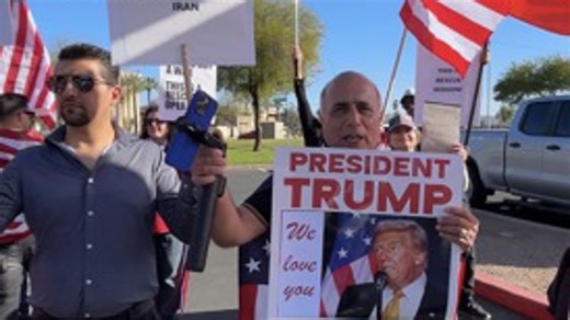Demonstrators clash at the Capitol over the war in Iran