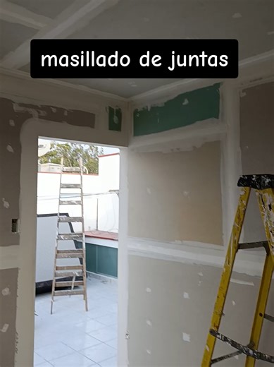 masillado de juntas #drywall #juntas #masillado