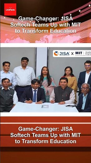 Game-Changer: JISA Softech Teams Up with MIT to Transform Education