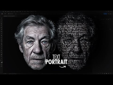 Make a TYPOGRAPHIC PORTRAIT in Photoshop: The Art of Typography