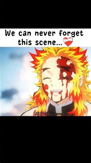 we can never forget this scene..😔❤️‍🩹 #demonslayer #kimetsunoyaiba #kny #rengoku #tanjiro #anime