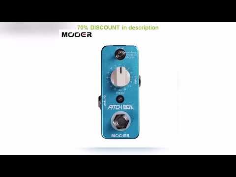 A must-have product! MOOER Pitch Box Compact Effect Pedal Harmony Pitch Shifting Detune 3 Effects