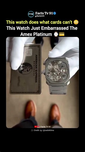 This Watch Just Embarrassed the Amex Platinum 😳