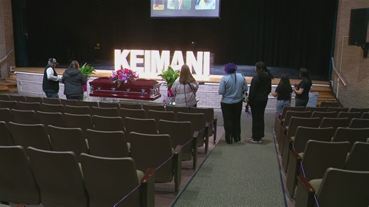 'She was a very special little girl': Community mourns death of Kei'Mani Latigue at public memorial service