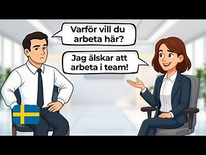 Swedish Job Interview Questions and Answers | A2-Level Practice