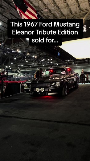 Go baby go! This 1967 @Ford Motor Company Mustang Eleanor Tribute Edition just sold at the inaugural 2023 Barrett-Jackson New Orleans Auction! #BJAC #Ford #Mustang #Eleanor