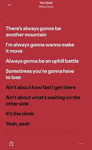 The Climb Miley Cyrus lyrics