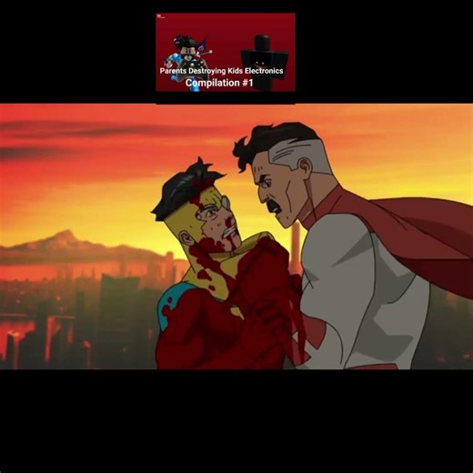 My reaction to Parents Destroying Kids Electronics #funnymemes #gaming #omniman #invincible #shorts