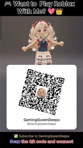 Want to Play Roblox With Me? 💖 Scan My QR Code! 🎮👑 #Roblox #99nightintheforest #stealabrainrot