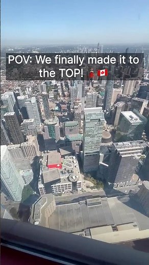 Toronto From the TOP! 🤯 CN Tower Views & Glass Floor! 🇨🇦
