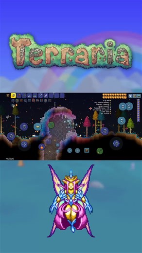 Empress of Light Boss Fight in Terraria Master Mode