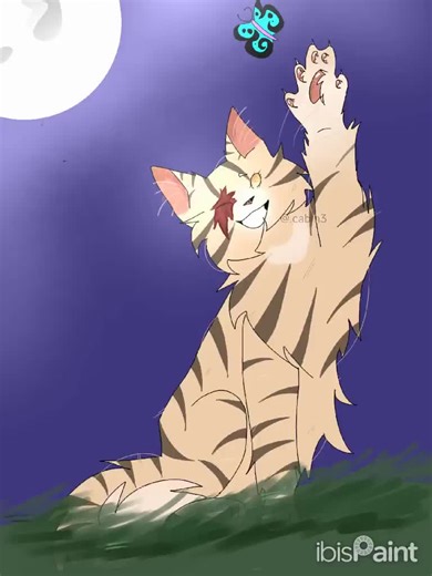 art trade with @Shiny! ! / oc from: shiny! #art #warriorcats #digitalart #book #arttrade