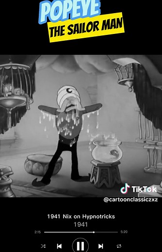 Popeye The Sailor Man - Nix on Hypnotricks - 1941