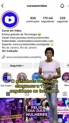 Os vídeos de Gustavo Guanabara (@cursoemvideo) com som original - Gustavo Guanabara