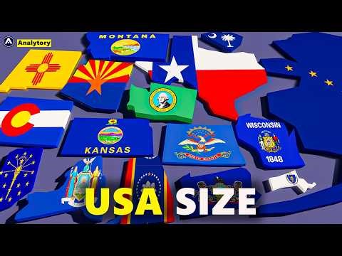US States Size Comparison (2026)
