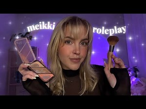 ASMR SUOMI meikkaan sut | doing your makeup (roleplay) | layered sounds | whispered