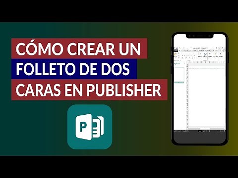 Cómo Crear un Folleto de dos Caras con Microsoft Publisher - Rápido y Sencillo