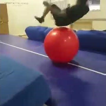You HAVE to try this! 😂😂 - Funny Exercise Ball Vine Fail