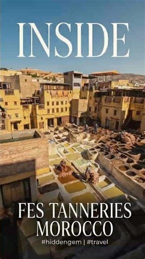 World's Dirtiest Job | Fez, Morocco | Leather Tanneries | Travel Vlog
