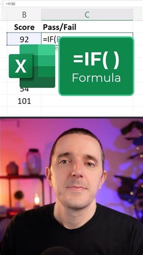 IF Formula in Microsoft Excel (Super Simple)