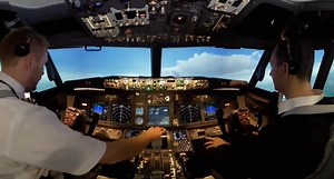 What happens when a jet loses an engine at 39,000 feet