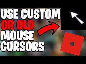 How to use CUSTOM or OLD Mouse Cursors on Roblox!