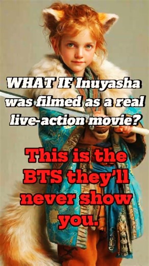 Inuyasha LIVE-ACTION BTS — Hyper Realistic Cinematic Scene Revealed! #anime #shorts #behindthescenes