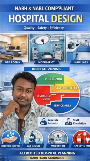 Hospital design sudhu room plan na… eta pura system! 🏥🔥📞 7980530906