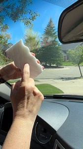 Clean and Clear Window - It is as easy as this. It removed all the indoor dust and oils. #cleanandclear #windowwash #whiteeraser This video was created by Rebecca JS, Crafts Hacks and Laughs and Network Media LLC | Crafts Hacks and Laughs